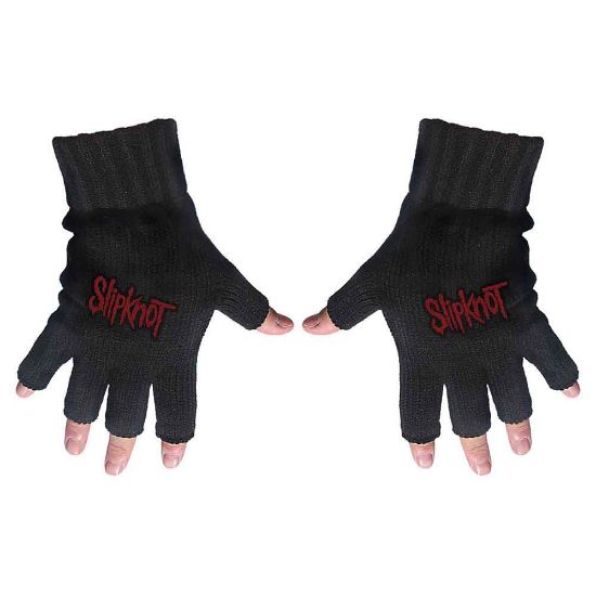 Picture of Slipknot Unisex Fingerless Gloves: Logo