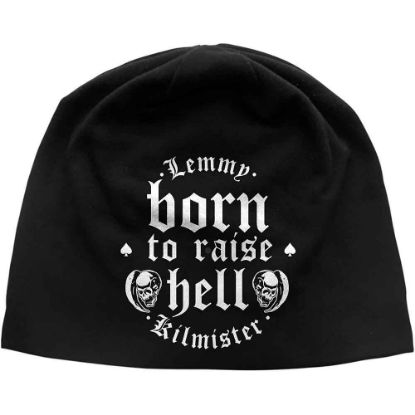 Picture of Lemmy Unisex Beanie Hat: Born to Raise Hell