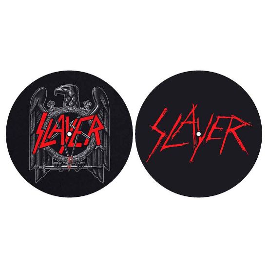 Picture of Slayer Turntable Slipmat Set: Eagle/Scratched Logo