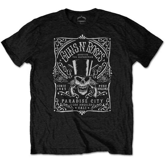 Picture of Guns N' Roses Unisex T-Shirt: Bourbon Label
