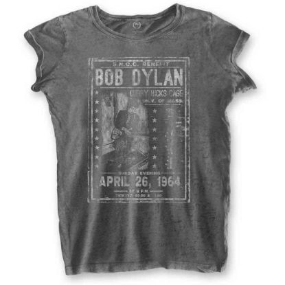 Picture of Bob Dylan Ladies Burnout T-Shirt: Curry Hicks Cage