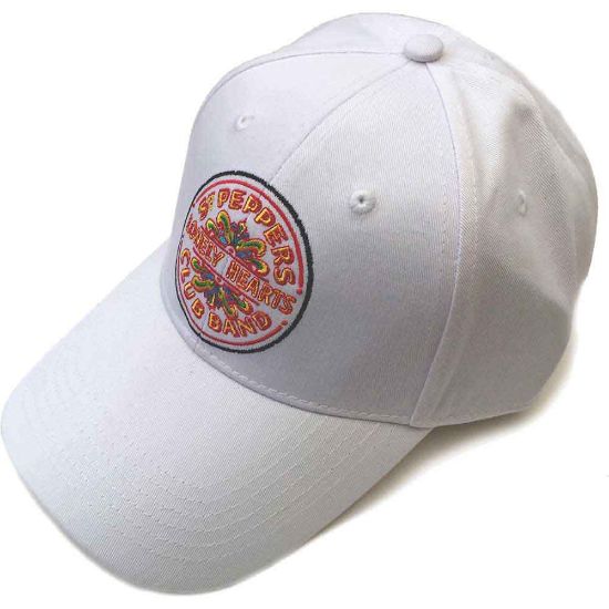 Picture of The Beatles Unisex Baseball Cap: Sgt Pepper Drum (White)