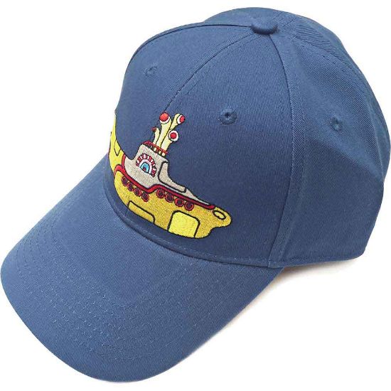 Picture of The Beatles Unisex Baseball Cap: Yellow Submarine (Denim Blue)