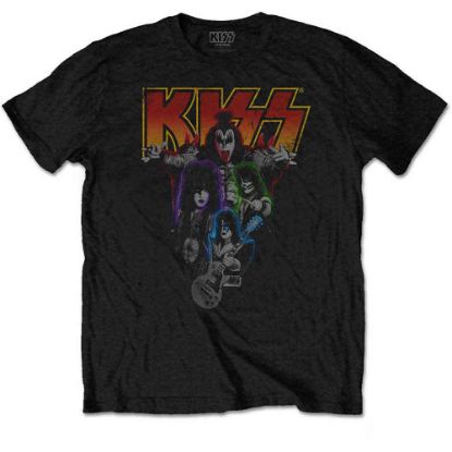 Picture of KISS Unisex T-Shirt: Neon Band