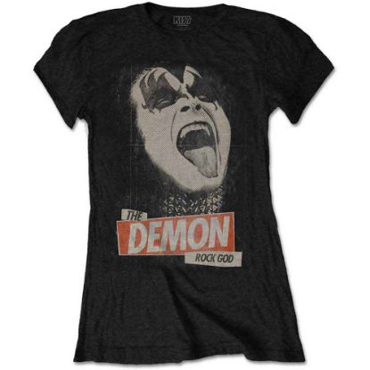 Picture of KISS Ladies T-Shirt: The Demon Rock