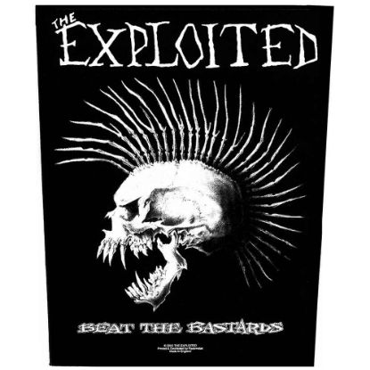 Picture of The Exploited Back Patch: Beat the Bastards