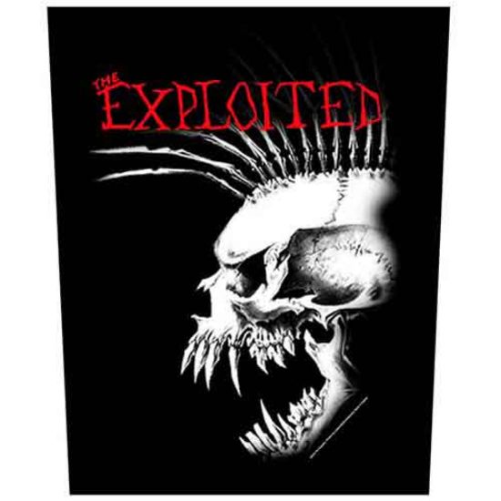 Picture of The Exploited Back Patch: Bastard Skull