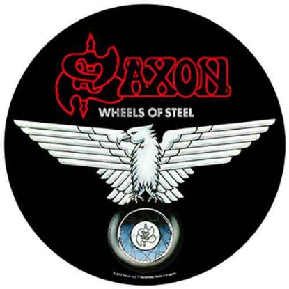 Picture of Saxon Back Patch: Wheels of Steel