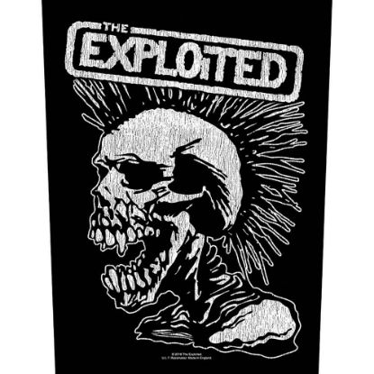 Picture of The Exploited Back Patch: Vintage Skull