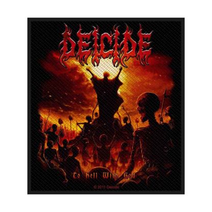 Picture of Deicide Woven Patch: To Hell With God (Standard)