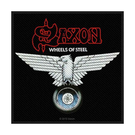 Picture of Saxon Woven Patch: Wheels of Steel (Standard)