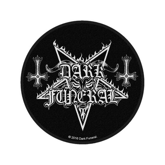 Picture of Dark Funeral Woven Patch: Circular Logo (Standard)