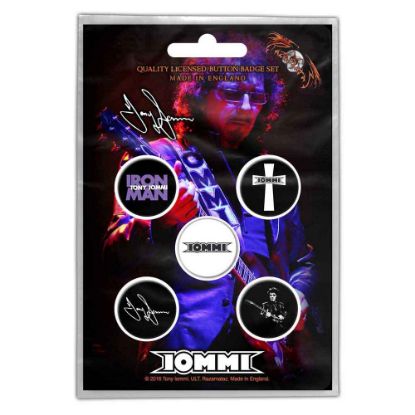 Picture of Tony Iommi Button Badge Pack: Iommi