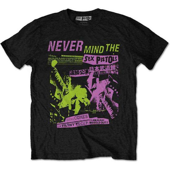 Picture of The Sex Pistols Unisex T-Shirt: Japanese Poster