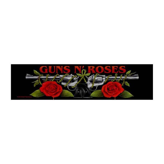 Picture of Guns N' Roses Super Strip Patch: Logo/Roses (Retail Pack)