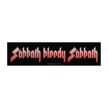 Picture of Black Sabbath Super Strip Patch: Sabbath Bloody Sabbath (Retail Pack)