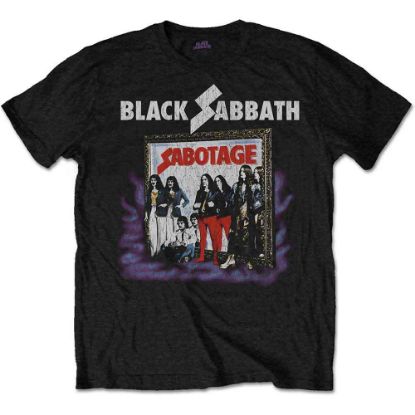 Picture of Black Sabbath Unisex T-Shirt: Sabotage Vintage