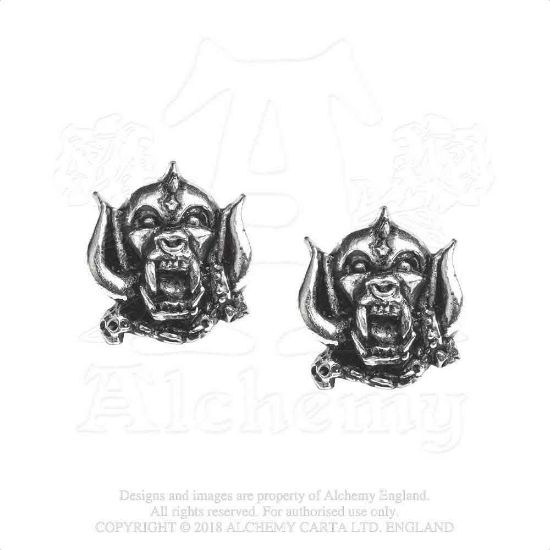 Picture of Motorhead Stud Earrings: War Pig