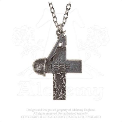 Picture of Metallica Pendant: Master of Puppets 1986 Cross