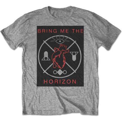 Picture of Bring Me The Horizon Unisex T-Shirt: Heart & Symbols