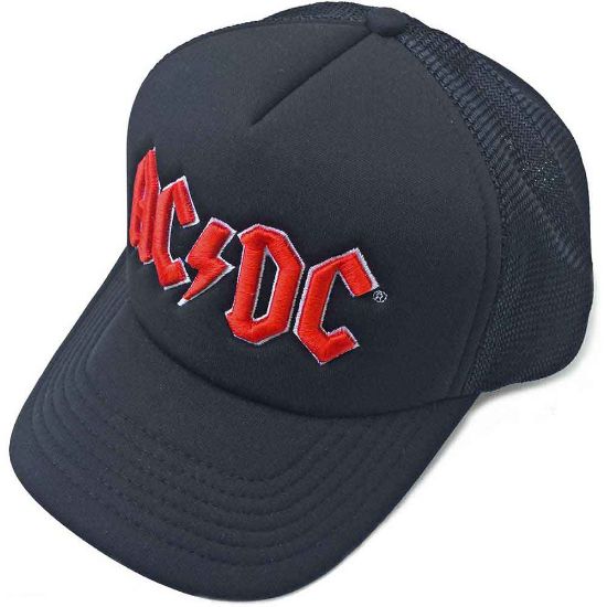 Picture of AC/DC Unisex Mesh Back Cap: Red Logo 