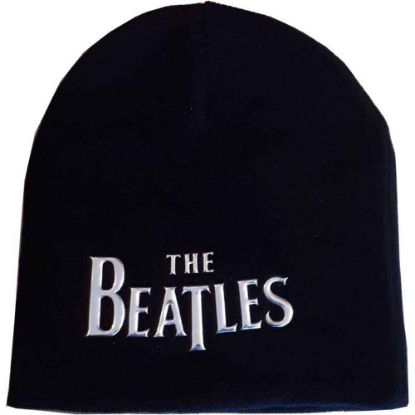 Picture of The Beatles Unisex Beanie Hat: Sonic Silver Drop T Logo (Sonic Silver)