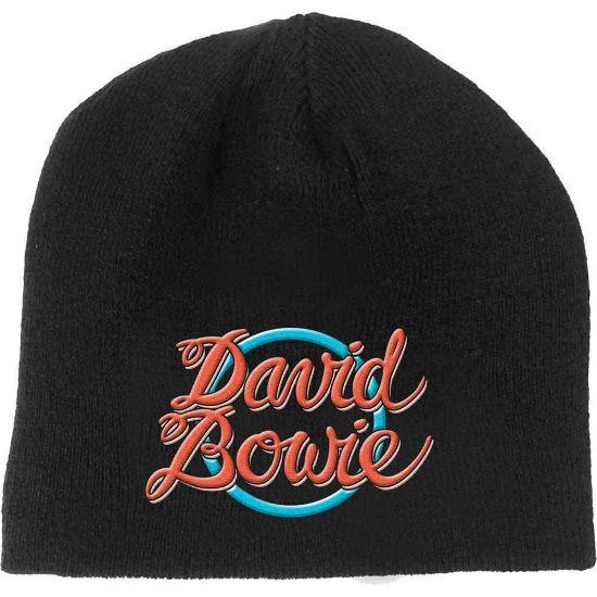 Picture of David Bowie Unisex Beanie Hat: 1978 World Tour Logo