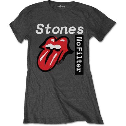 Picture of The Rolling Stones Ladies T-Shirt: No Filter Text