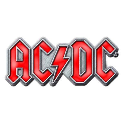 Picture of AC/DC Pin Badge: Red Logo (Enamel In-Fill)