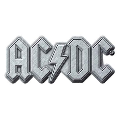 Picture of AC/DC Pin Badge: Metal Logo (Die-Cast Relief)