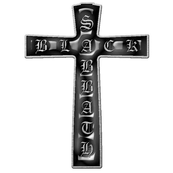 Picture of Black Sabbath Pin Badge: Cross (Enamel In-Fill)