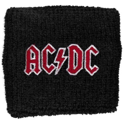 Picture of AC/DC Embroidered Wristband: Red Logo (Loose)