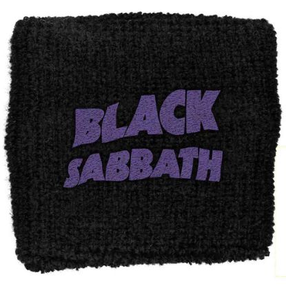 Picture of Black Sabbath Embroidered Wristband: Purple Wavy Logo (Retail Pack)