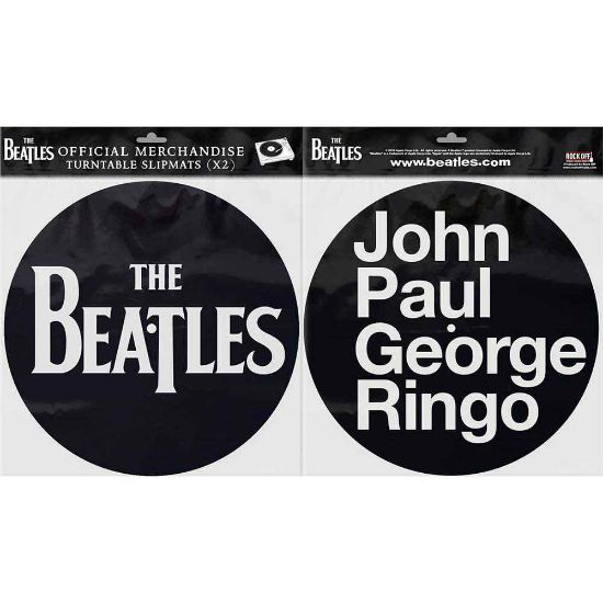 Picture of The Beatles Turntable Slipmat Set: Drop T Logo & JPGR