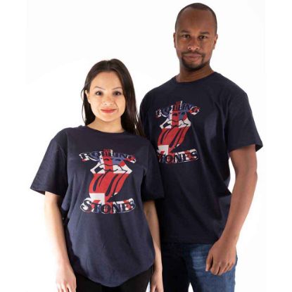 Picture of The Rolling Stones Unisex T-Shirt: British Flag Tongue