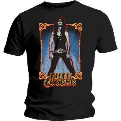 Picture of Alice Cooper Unisex T-Shirt: Vintage Whip Washed