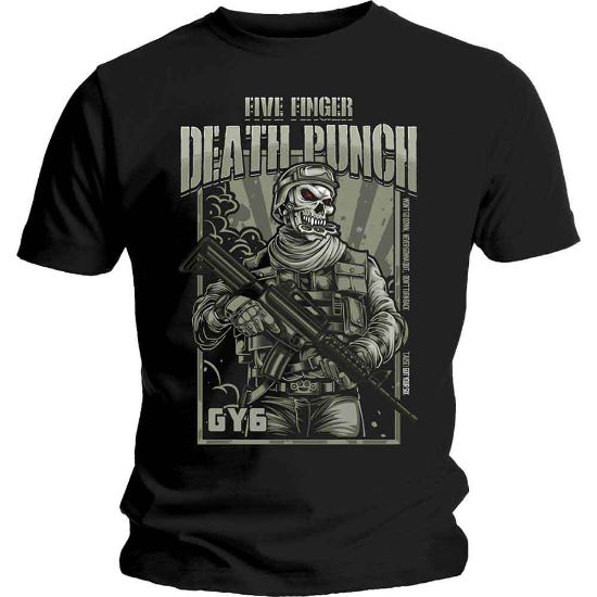 Picture of Five Finger Death Punch Unisex T-Shirt: War Soldier