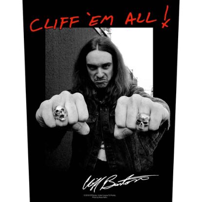 Picture of Metallica Back Patch: Cliff 'Em All!