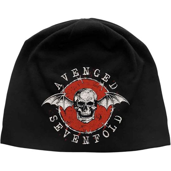 Picture of Avenged Sevenfold Unisex Beanie Hat: Distressed Bat