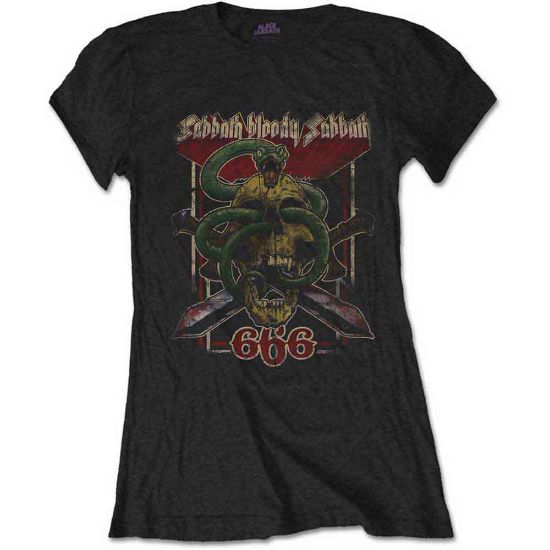 Picture of Black Sabbath Ladies T-Shirt: Bloody Sabbath 666