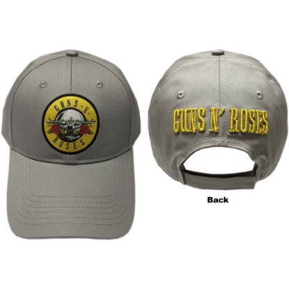 Picture of Guns N' Roses Unisex Baseball Cap: Circle Logo (Grey)