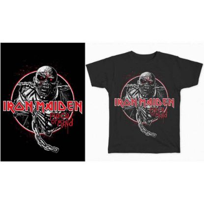 Picture of Iron Maiden Unisex T-Shirt: Piece of Mind Circle