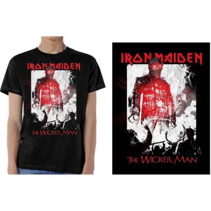 Picture of Iron Maiden Unisex T-Shirt: The Wicker Man Smoke