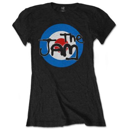Picture of The Jam Ladies T-Shirt: Spray Target Logo Soft Hand Inks