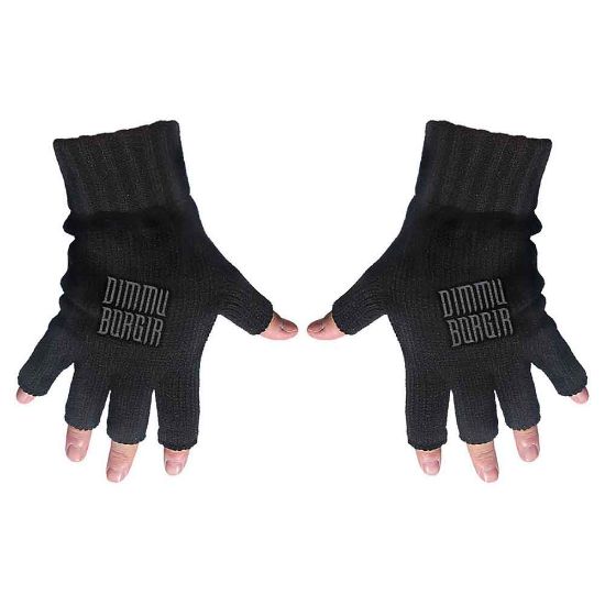 Picture of Dimmu Borgir Unisex Fingerless Gloves: Logo