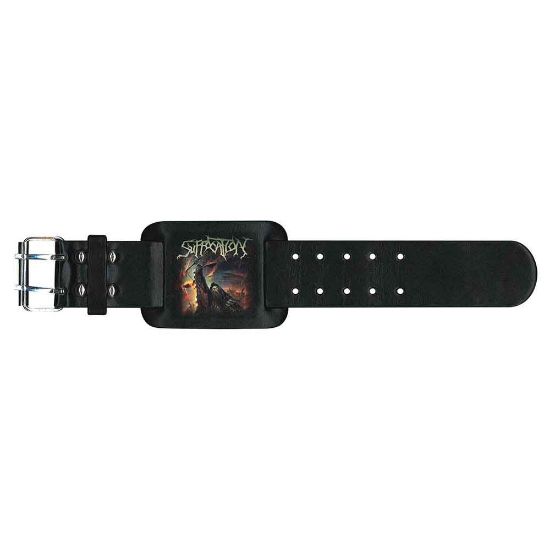 Picture of Suffocation Leather Wrist Strap: Pinnacle of Bedlam