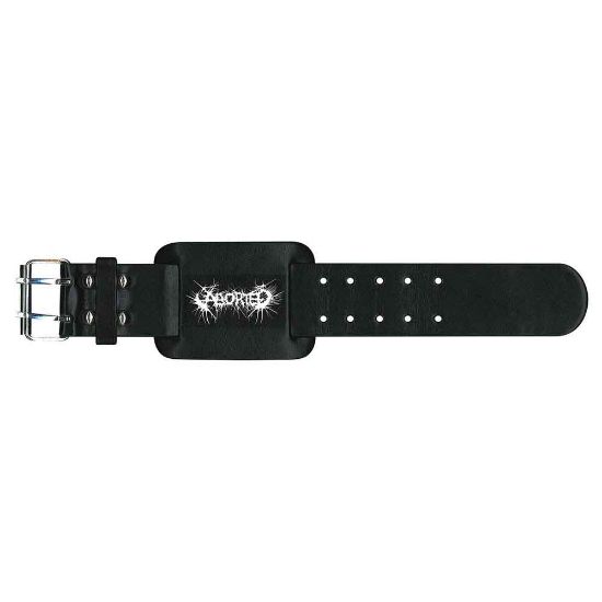 Picture of Aborted Leather Wrist Strap: Logo