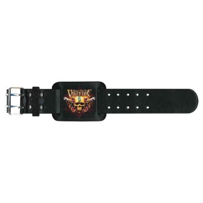 Picture of Bullet For My Valentine Leather Wrist Strap: Two Pistols