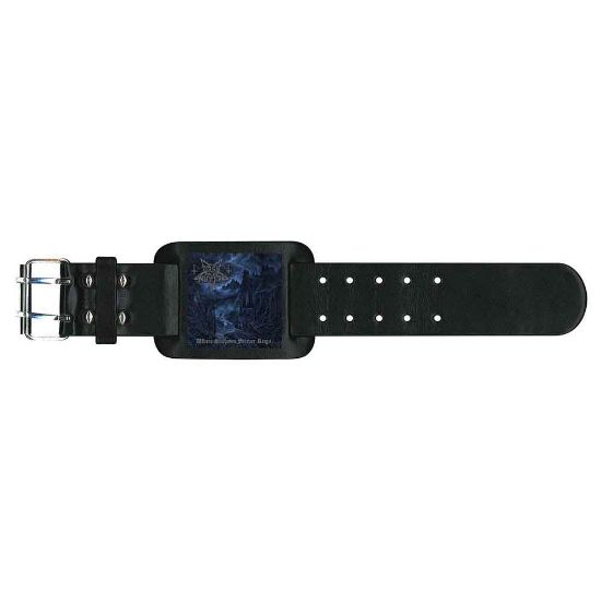 Picture of Dark Funeral Leather Wrist Strap: Where Shadows Forever Reign