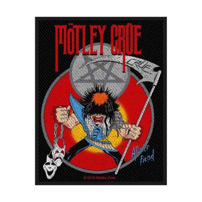 Picture of Motley Crue Woven Patch: Allister Fiend (Standard)